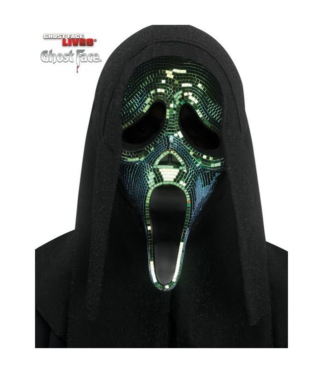 Fun World Ghost Face® Oil Slick Disco Mask
