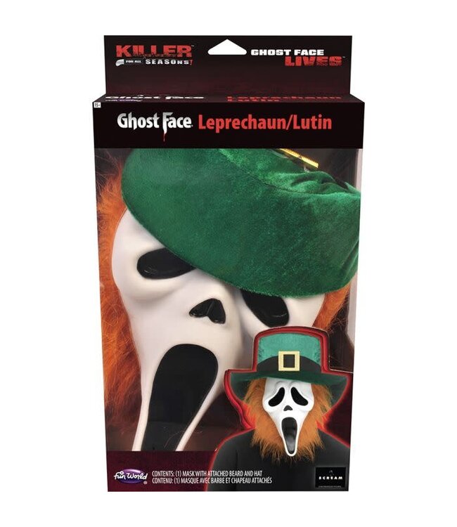 Fun World Ghost Face® St Pat's Leprechaun  Mask