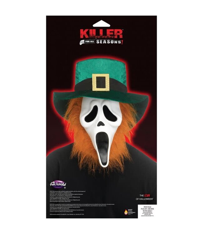 Fun World Ghost Face® St Pat's Leprechaun  Mask