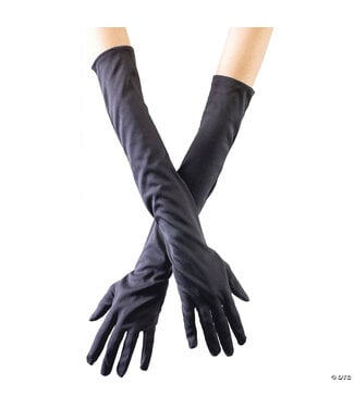 Fun World Adult Opera Length Gloves Black
