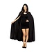 68" Hooded Cape Black