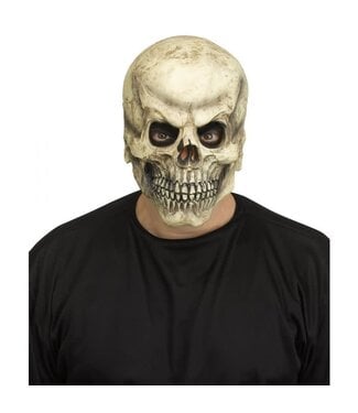 Fun World Realistic Skull Mask Brown