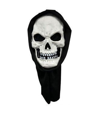 Fun World GID Skull Mask w/ Hood