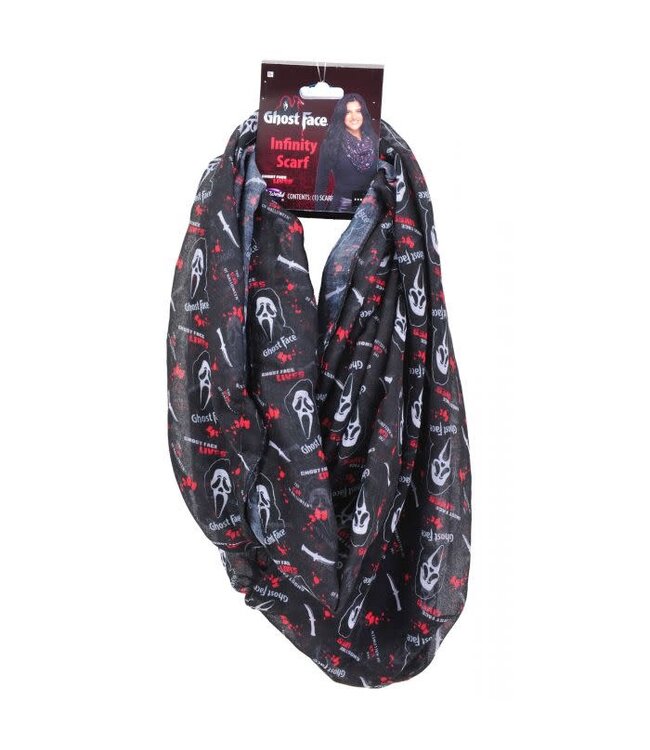 Fun World Infinity Scarf Ghost Face