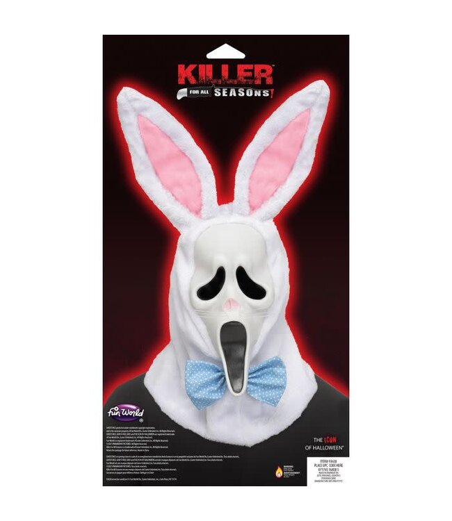 Fun World Ghost Face® Easter Bunny Mask