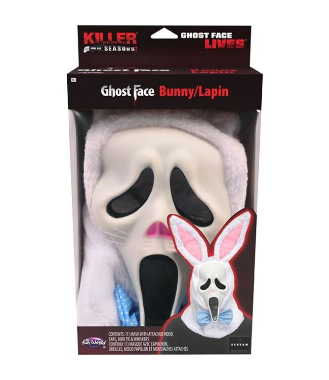 Fun World Ghost Face® Easter Bunny Mask