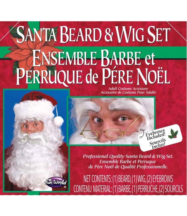 Fun World Santa Wig & Beard Set