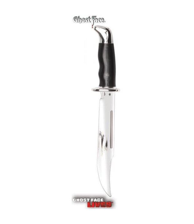 Fun World Ghost Face® 13" Chrome Bowie Knife