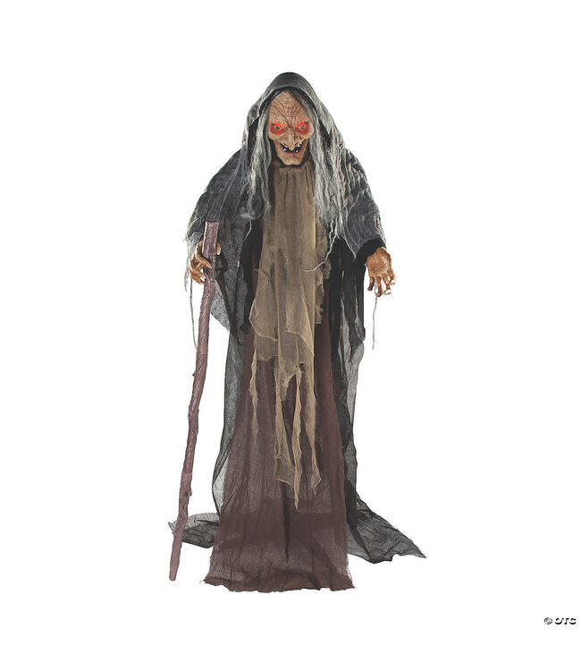 FUN EXPRESS 5FT ANIMATED STANDING WITCH