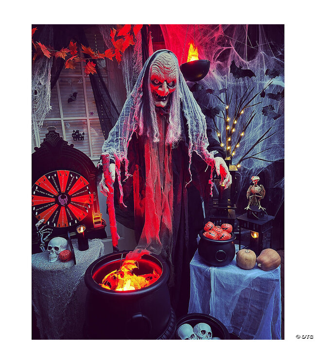 FUN EXPRESS 5FT ANIMATED STANDING WITCH