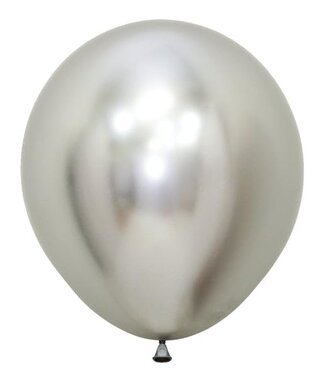 Sempertex 18" REFLEX SILVER 6 count