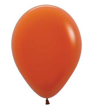 Sempertex 5" DELUXE SUNSET ORANGE 50 count