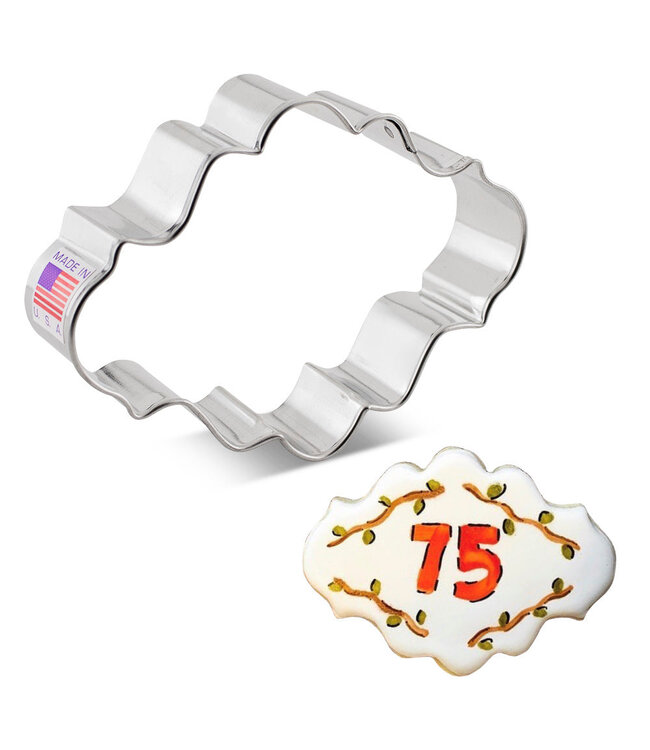 ANN CLARK LTD COOKIE CUTTER OVAL PLAQUE