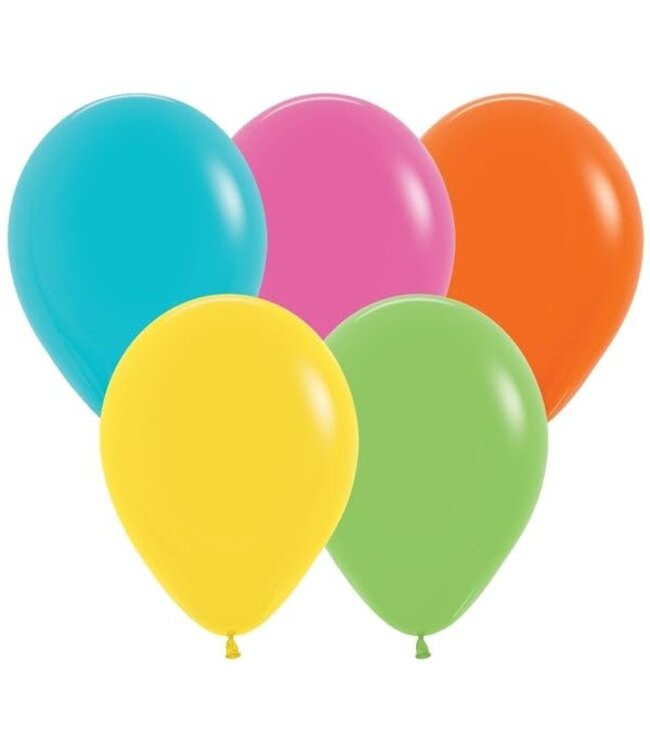 Sempertex 11" TROPICAL ASSORTMENT 25 count