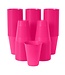 CROWN DISPLAY 50CT 12oz  PLASTIC CUPS CERISE