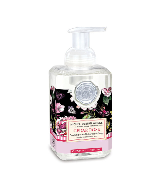 MICHEL DESIGN WORKS CEDAR ROSE FOAMING SOAP