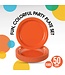 CROWN DISPLAY 50CT 9in PAPER PLATES ORANGE