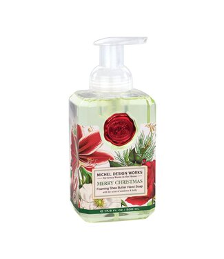 MICHEL DESIGN WORKS MERRY CHRISTMAS FOAMING SOAP