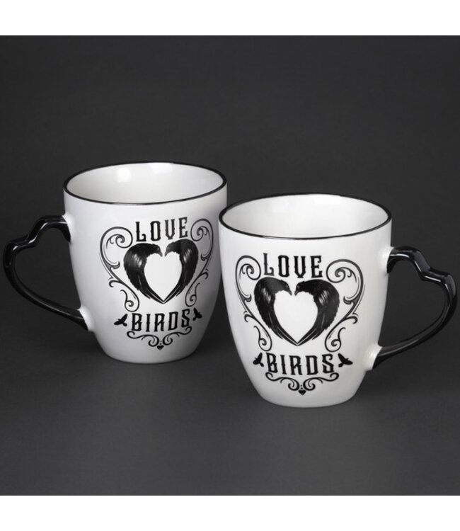 ALCHEMY OF ENGLAND MUG SET LOVE BIRDS