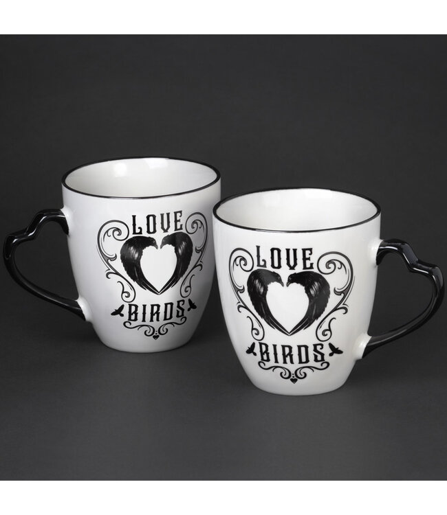 ALCHEMY OF ENGLAND MUG SET LOVE BIRDS