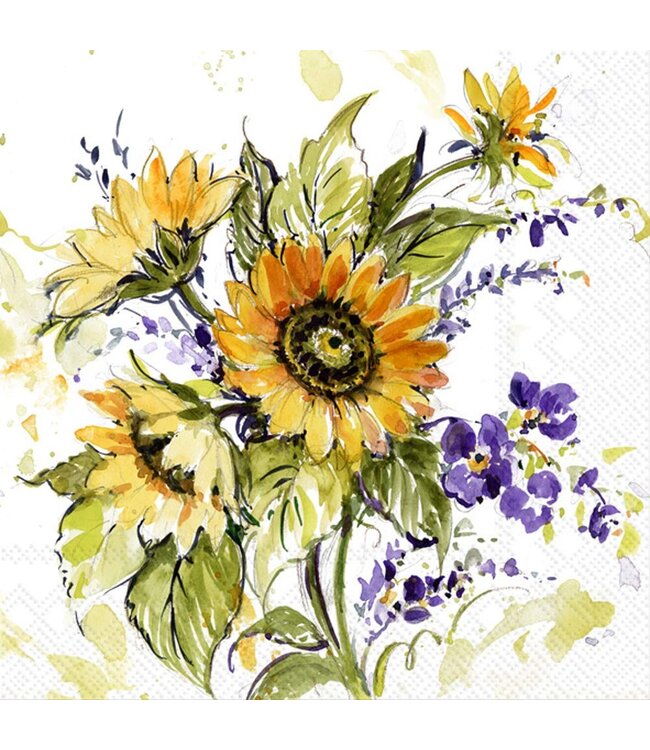 BOSTON INTERNATIONAL 20CT BEV SUNFLOWER BUNCH