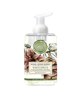 MICHEL DESIGN WORKS WHITE SPRUCE FOAMING SOAP