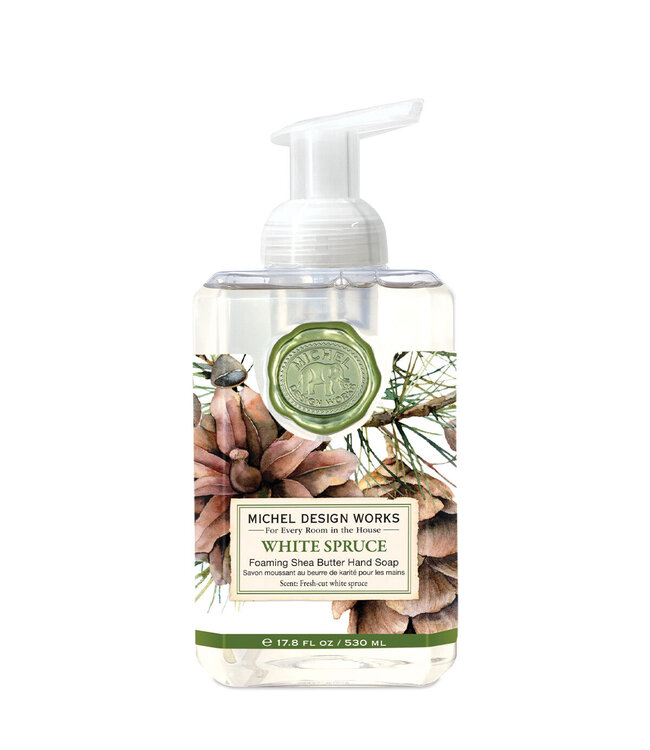 MICHEL DESIGN WORKS WHITE SPRUCE FOAMING SOAP