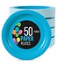 CROWN DISPLAY 50CT 7in PAPER PLATES TURQUIOSE