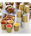 CROWN DISPLAY 100CT 9oz  PAPER CUPS METALLIC GOLD