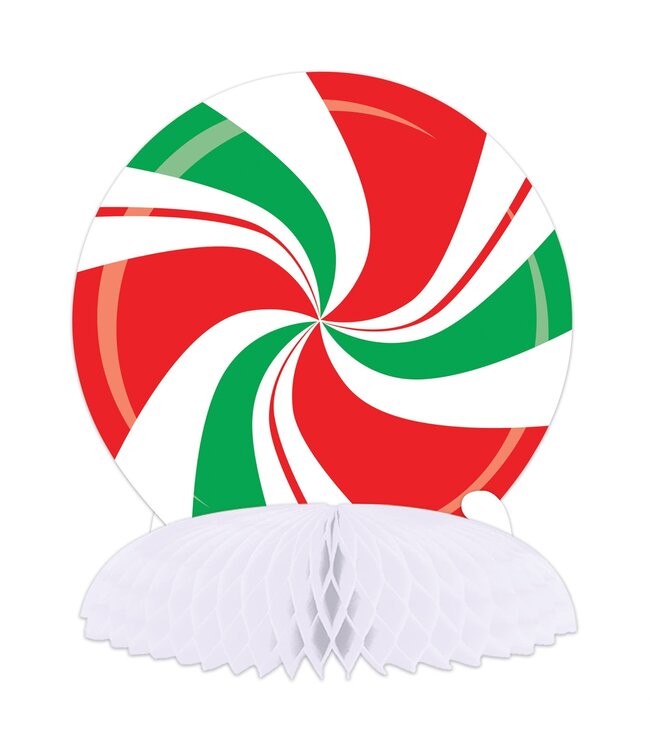 BEISTLE CENTERPIECE PEPPERMINT