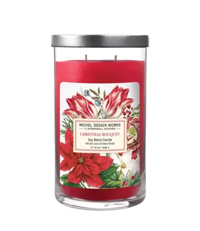 MICHEL DESIGN WORKS 19oz CANDLE CHRISTMAS BOUQUET