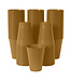 CROWN DISPLAY 50CT 12oz  PLASTIC CUPS GOLD