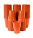 CROWN DISPLAY 50CT 12oz  PLASTIC CUPS ORANGE
