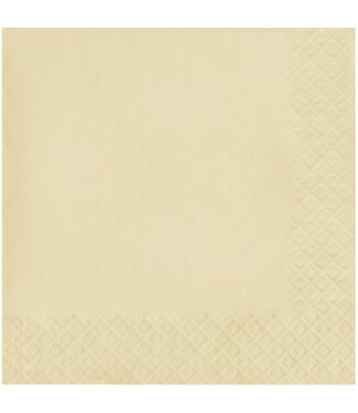 Creative Converting 50CT LUN NAPKIN IVORY