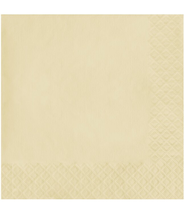 Creative Converting 50CT LUN NAPKIN IVORY