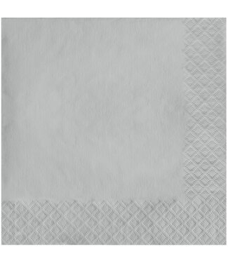 Creative Converting 50CT LUN NAPKIN SILVER