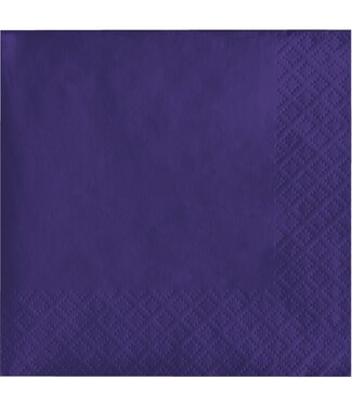 Creative Converting 50CT LUN NAPKIN PURPLE