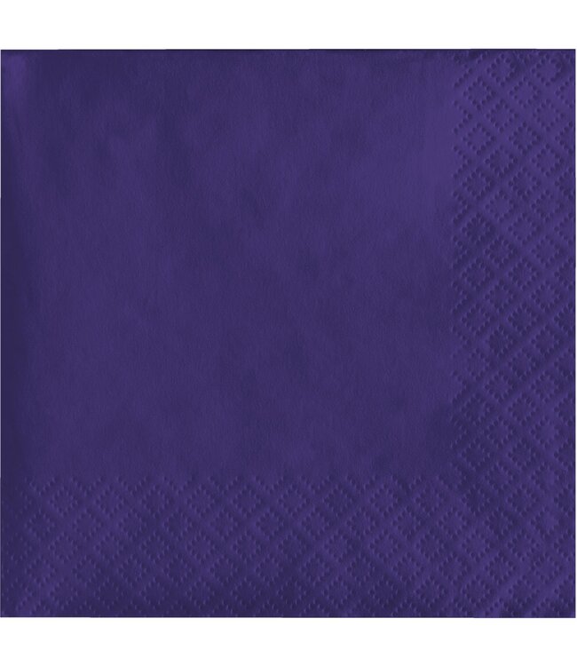 Creative Converting 50CT LUN NAPKIN PURPLE