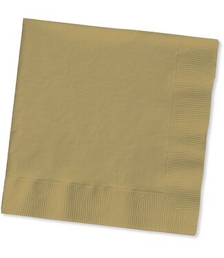 Creative Converting 50CT BEV NAPKIN GOLD