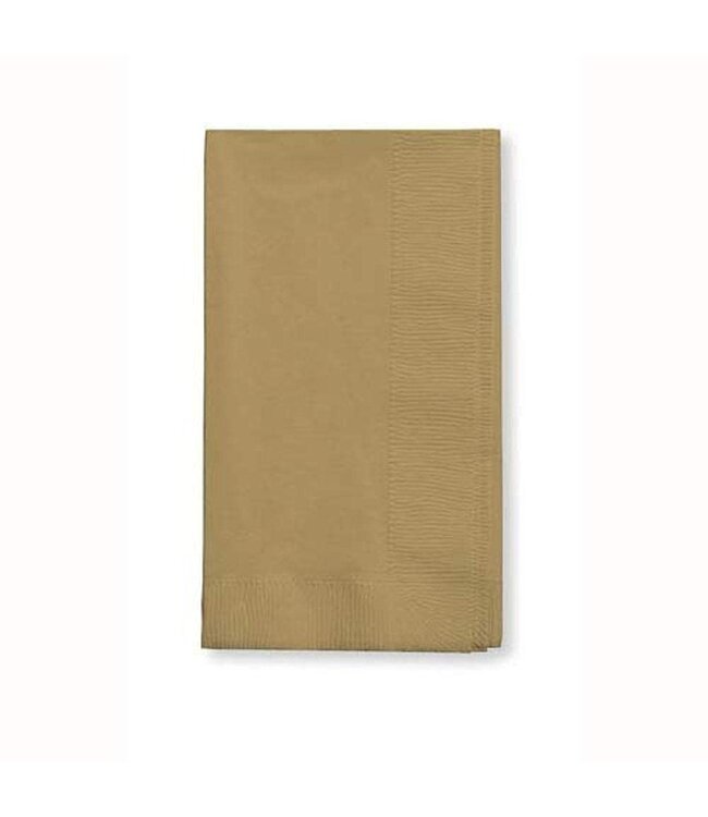 Creative Converting 100CT DINNER NAPKIN GOLD