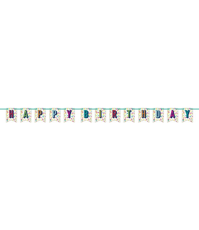 Creative Converting BANNER BIRTHDAY BURST