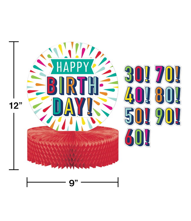 Creative Converting CENTERPIECE BIRTHDAY BURST