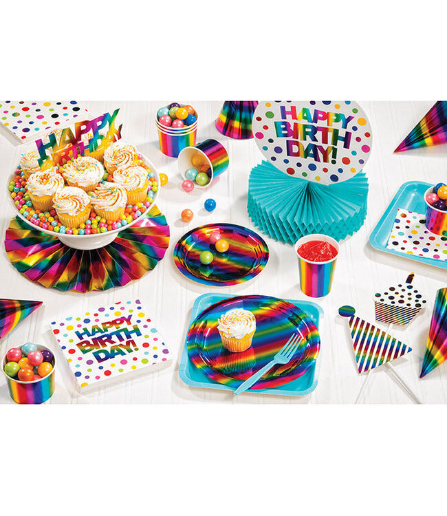 Creative Converting CAKE TOPPER RAINBOW FOIL