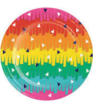 Creative Converting 8CT 7in FIESTA FUN