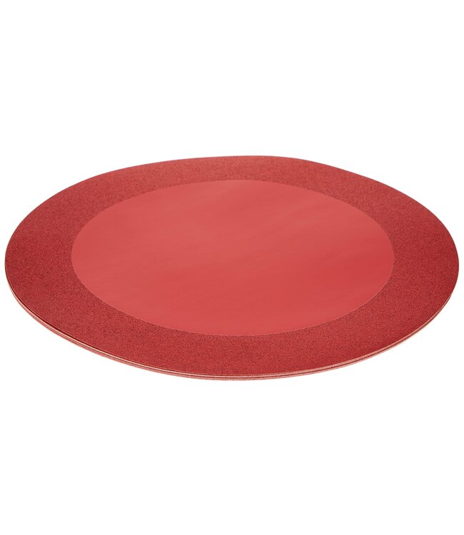 Creative Converting 8CT 14in PLACEMAT RED GLITZ