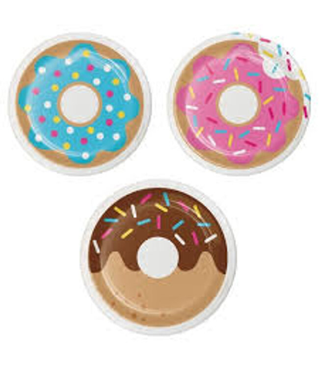 Creative Converting 8CT 7in DONUT TIME