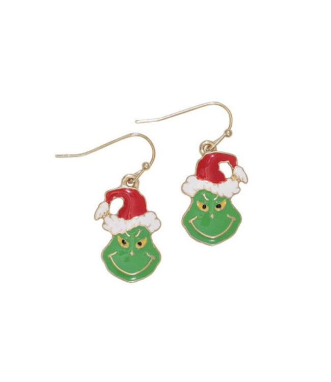 Periwinkle EARRINGS CHRISTMAS GRINCH