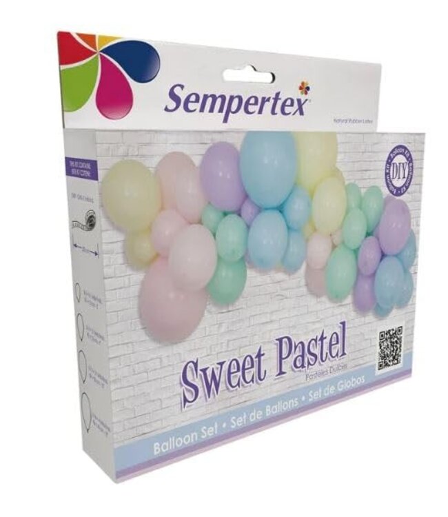 Sempertex BALLOON GARLAND KIT SWEET PASTEL