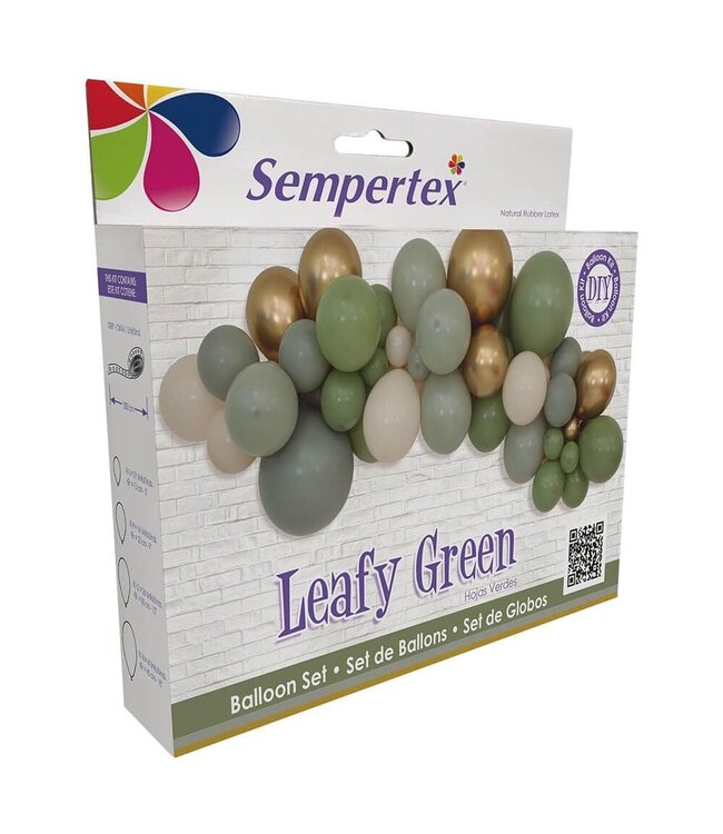 Sempertex BALLOON GARLAND KIT LEAFY GREEN