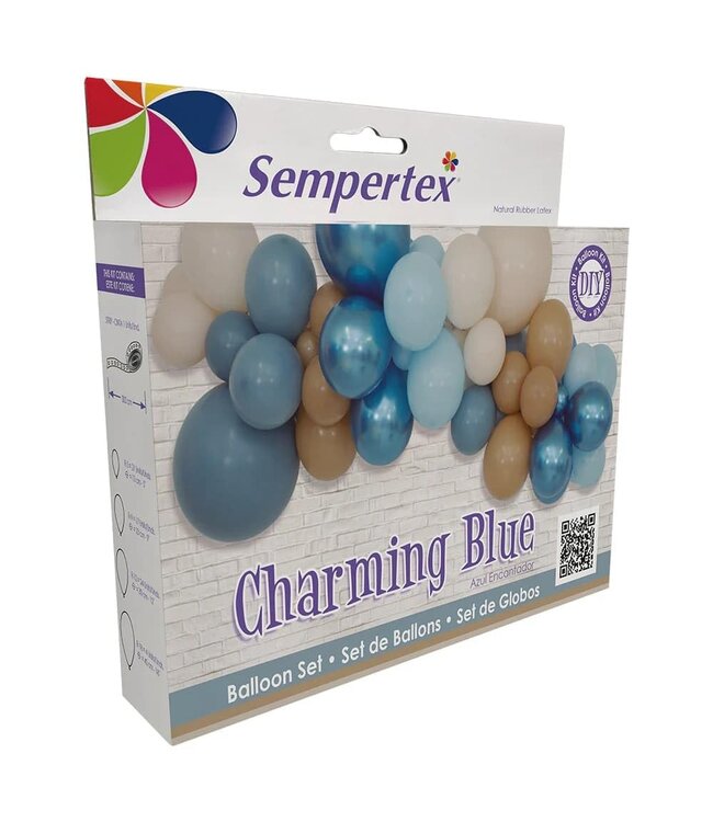 Sempertex Sempertex Balloon Garland Kit Charming Blue